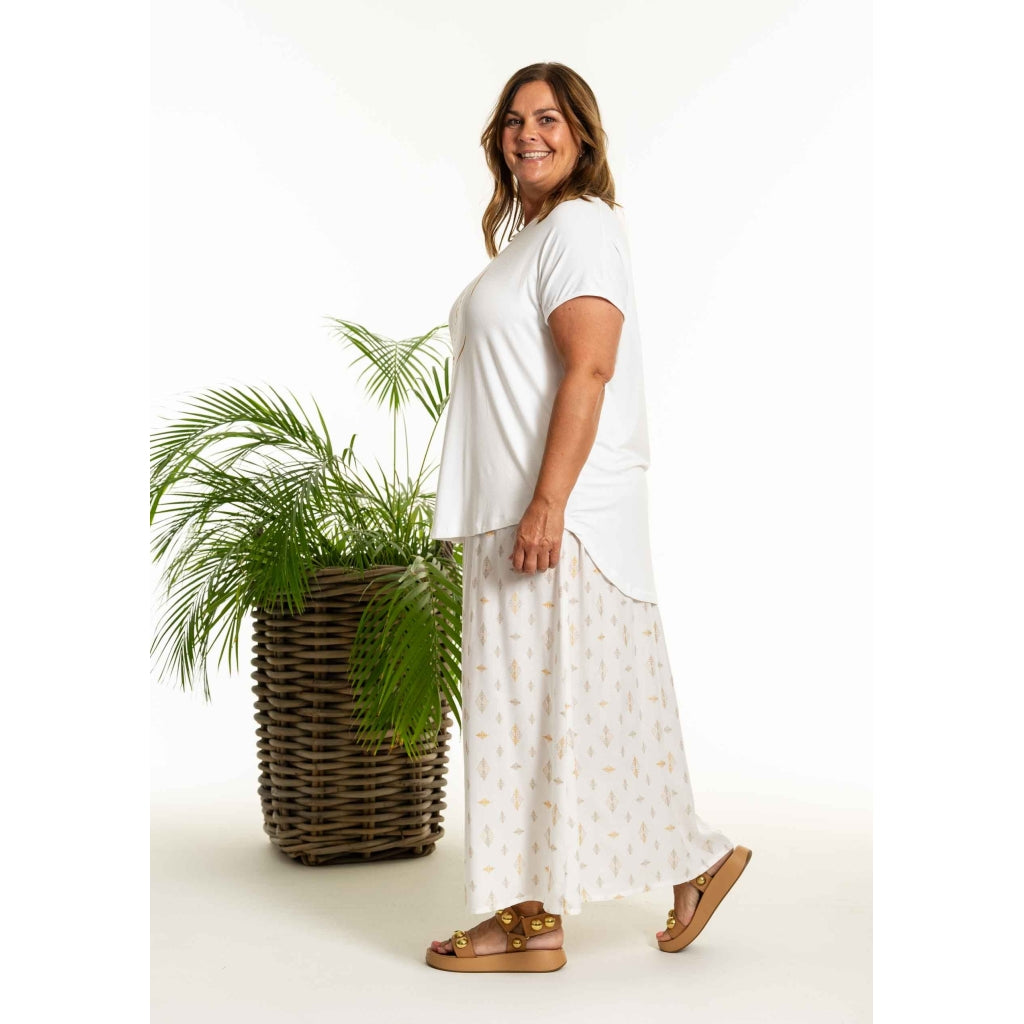 Gozzip Woman GDia Skirt Skirt Off-White