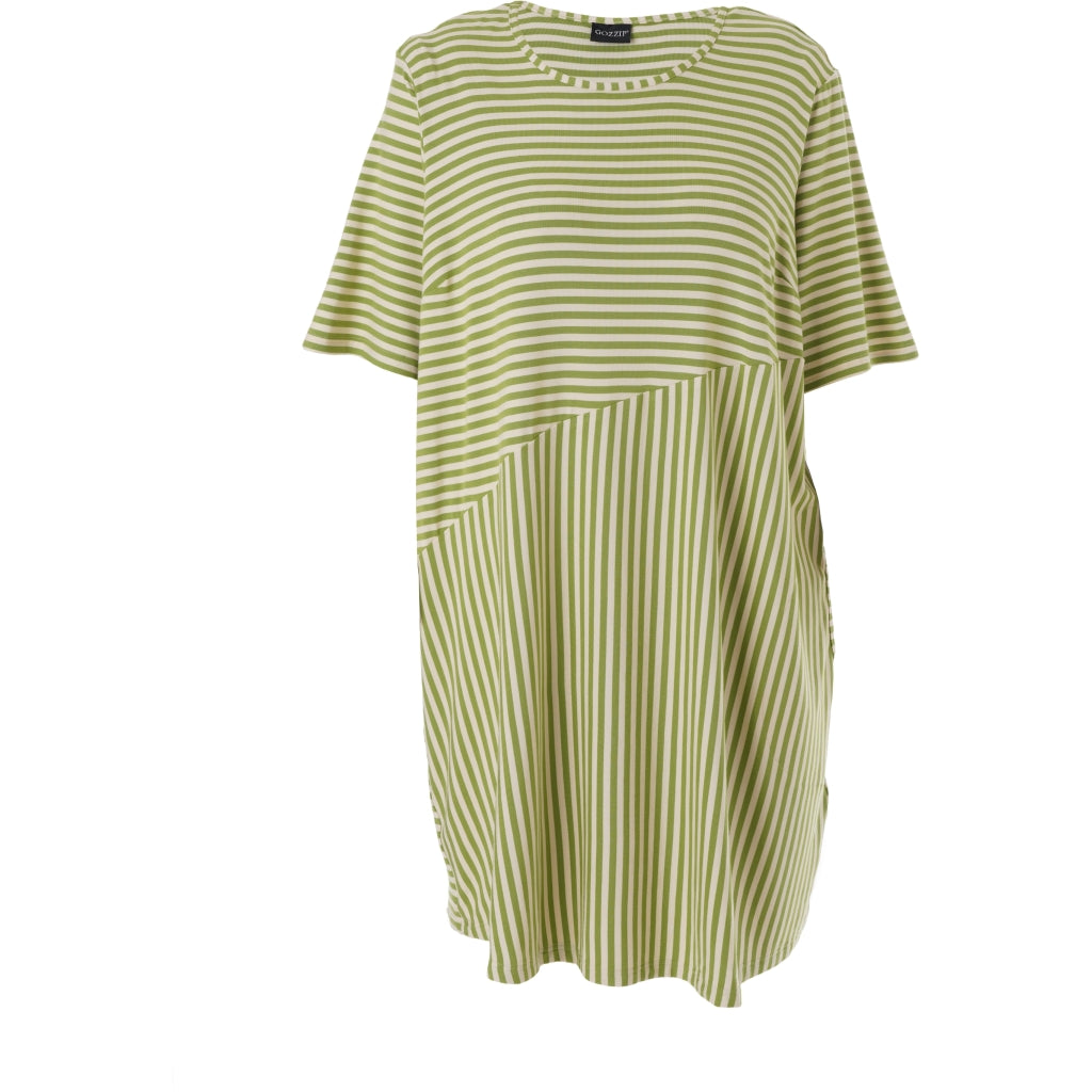 Gozzip Woman GDilys Tunic Tunic Green Stripe