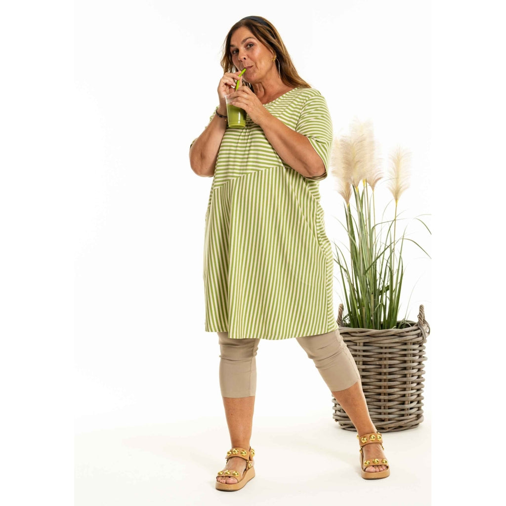 Gozzip Woman GDilys Tunic Tunic Green Stripe