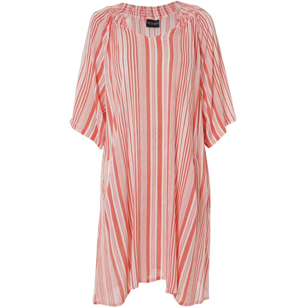 Gozzip Woman GDinne Tunic Tunic Coral stripe