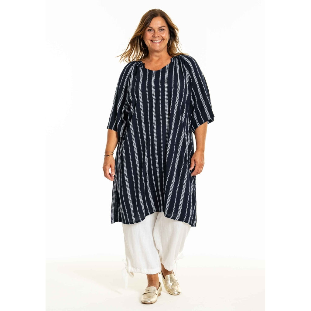 Gozzip Woman GDinne Tunic Tunic Navy/White