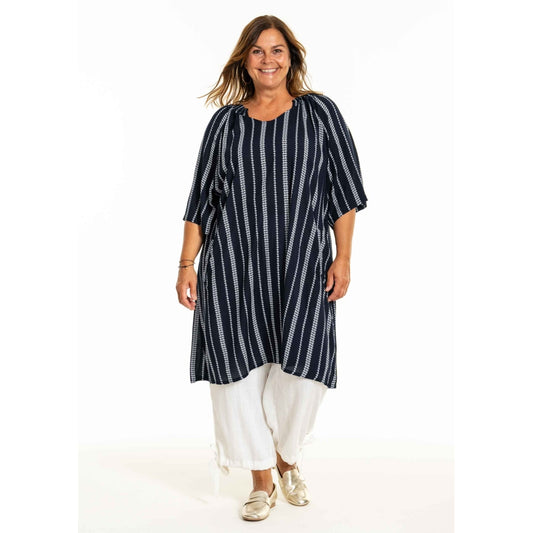 Gozzip Woman GDinne Tunic Tunic Navy/White