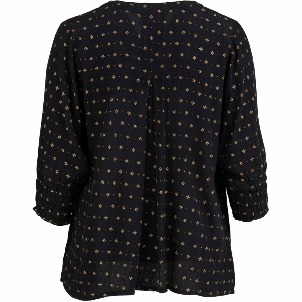 Gozzip Woman GDucca Blouse Blouse Black with Gold