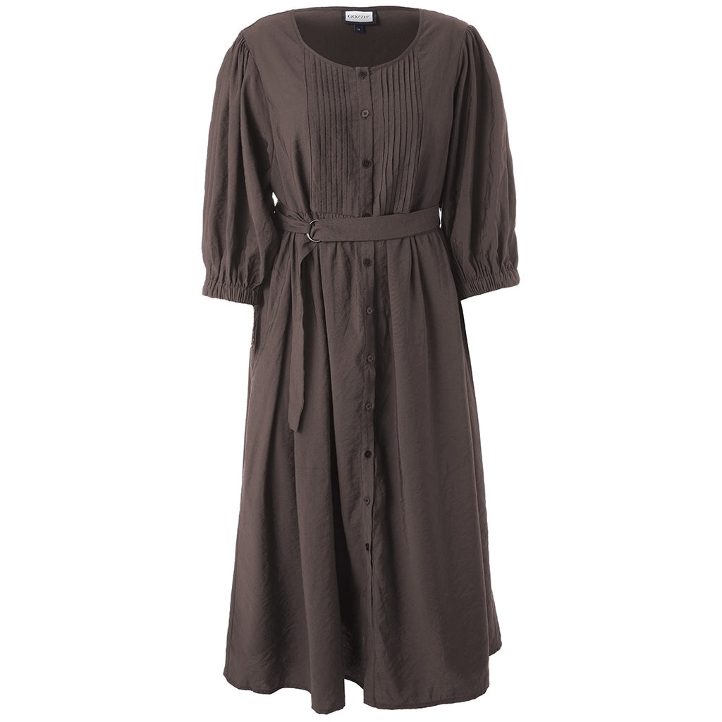 Gozzip Woman GEdda Dress Dress Brown