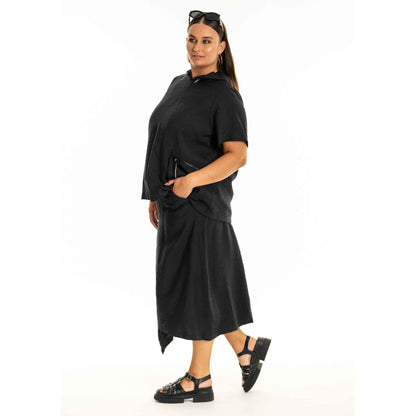 Gozzip Woman GEleana Skirt Skirt Black