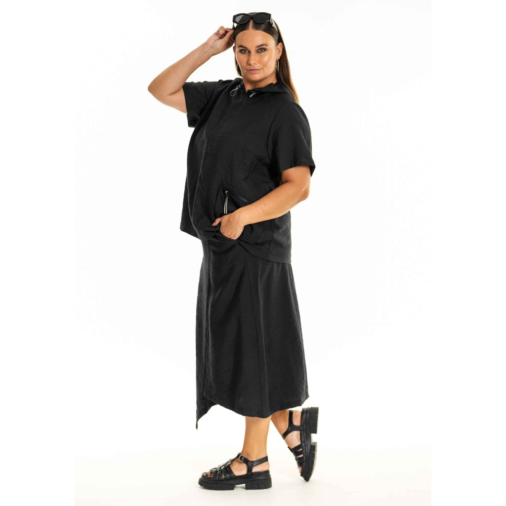 Gozzip Woman GEleana Skirt Skirt Black