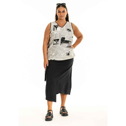 Gozzip Woman GEleana Skirt Skirt Black