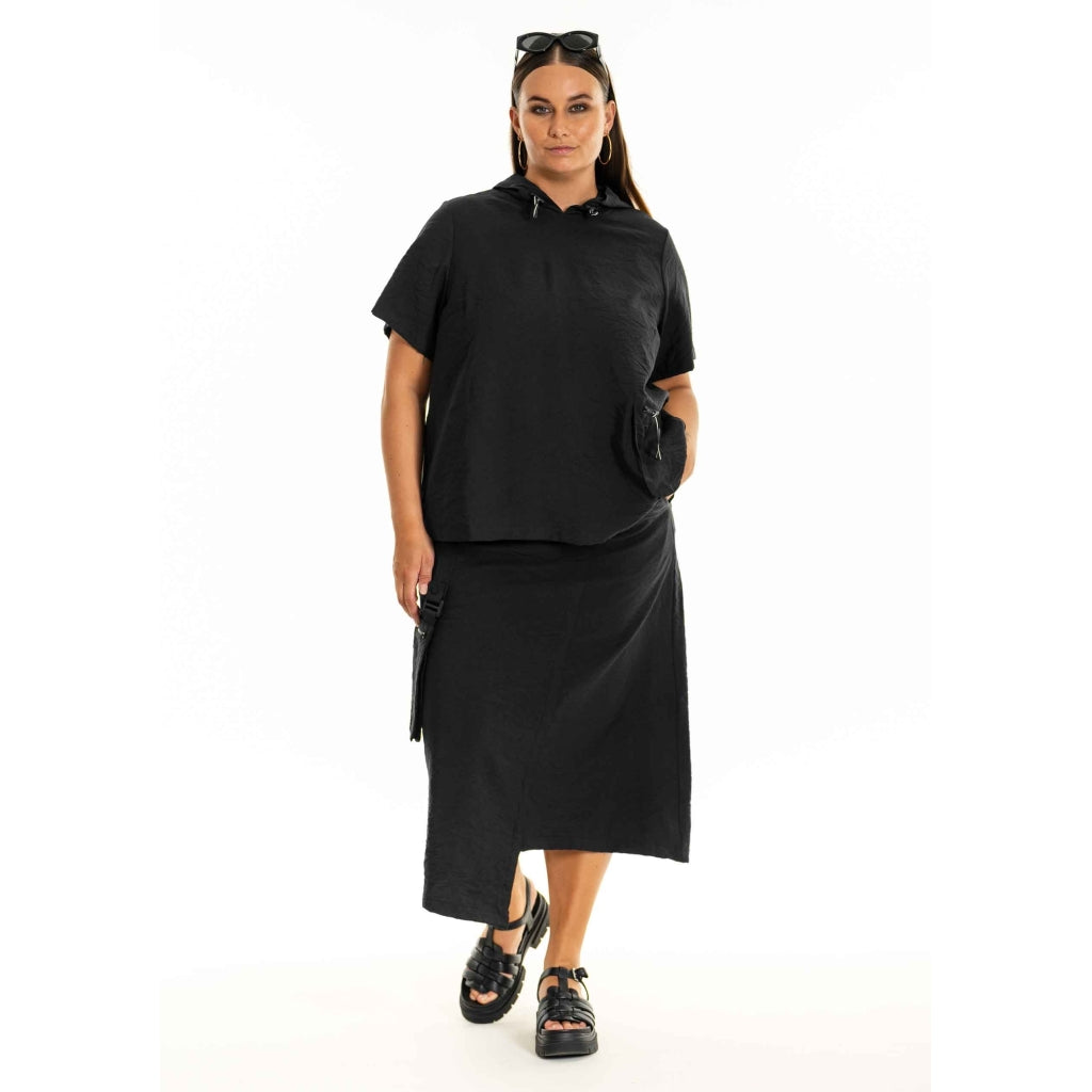 Gozzip Woman GEleana Skirt Skirt Black