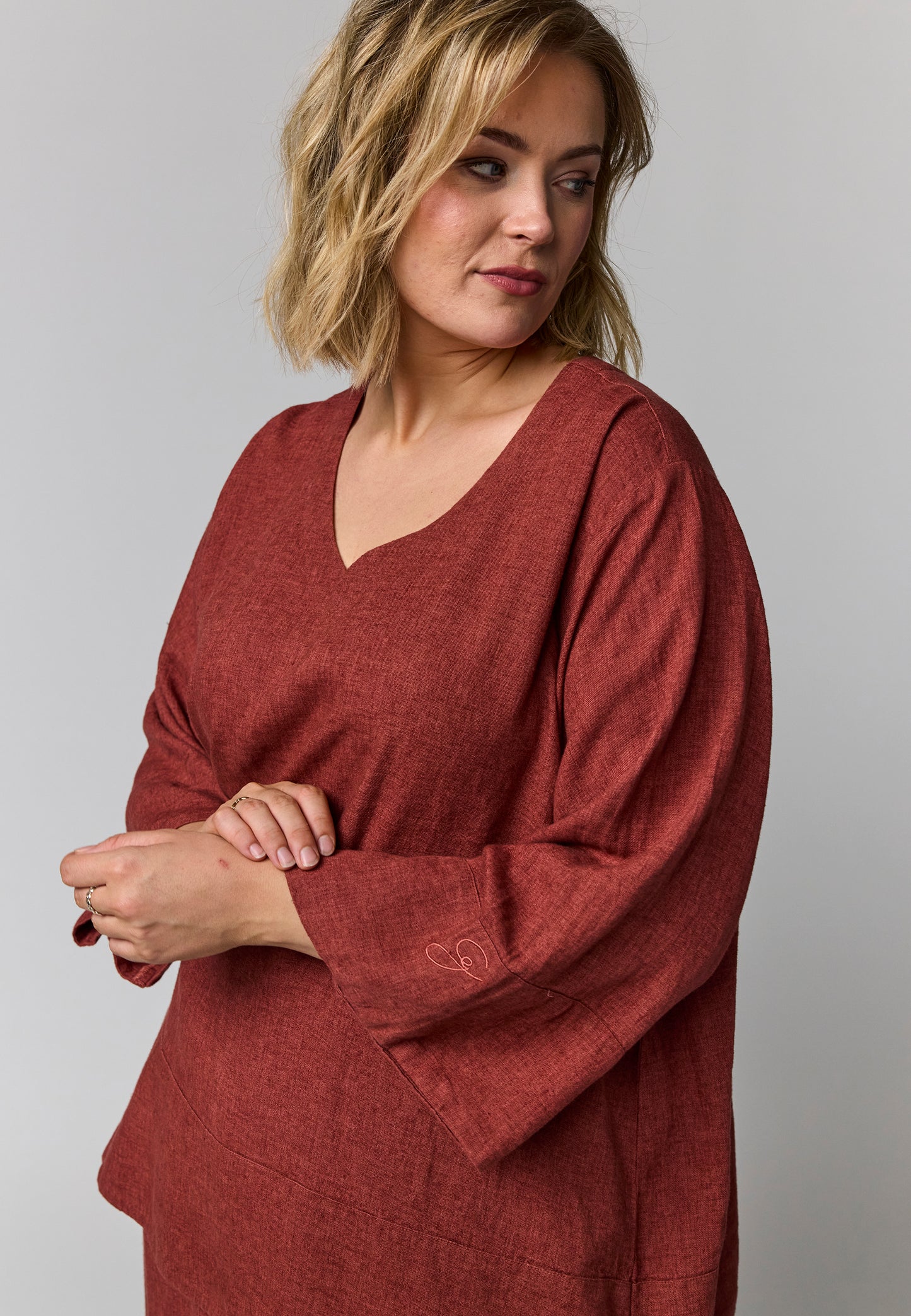 Gozzip Woman GElinea Blouse Blouse Paprika