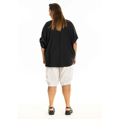 Gozzip Woman GElissa Oversize Blouse Oversize Blouse Black