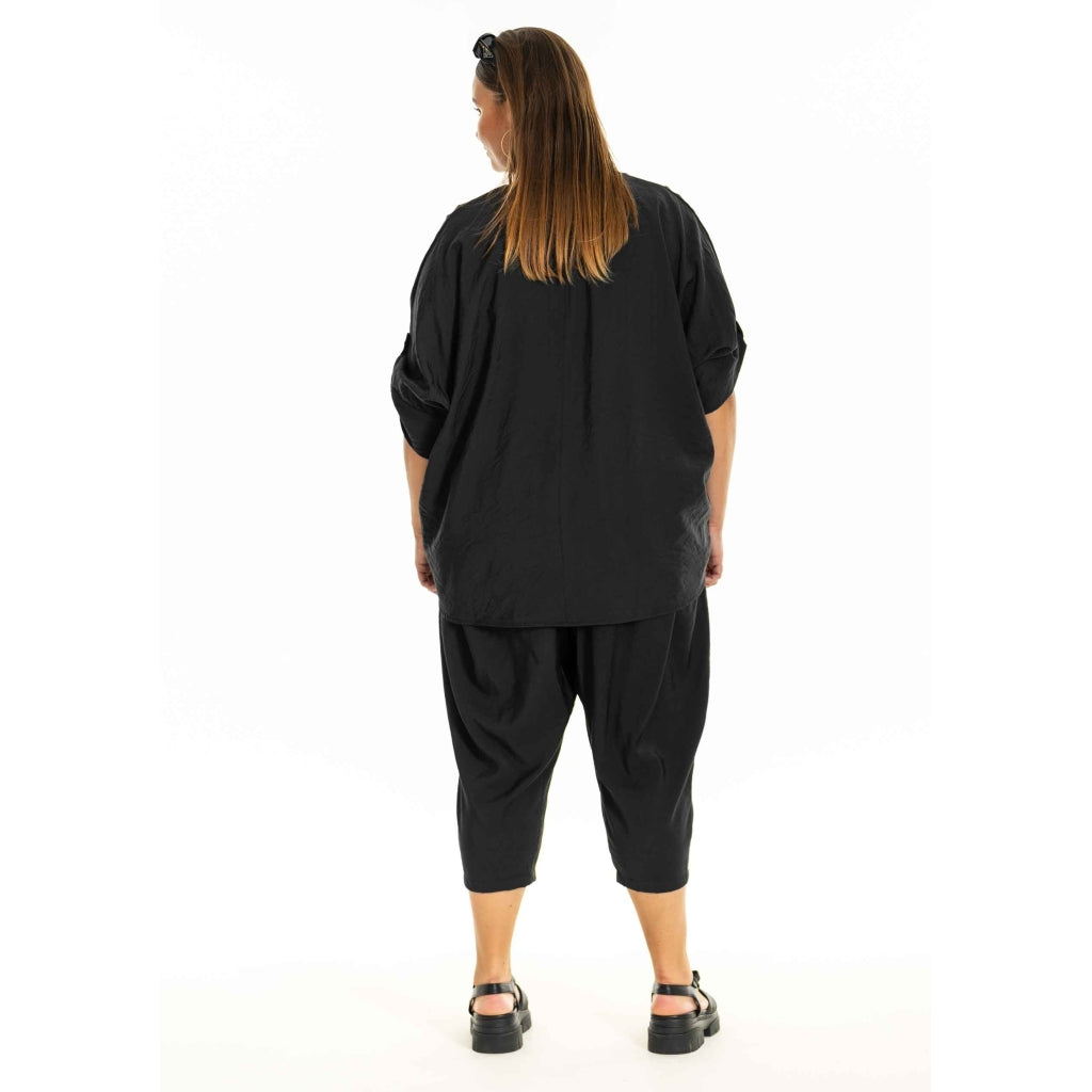 Gozzip Woman GElissa Oversize Blouse Oversize Blouse Black