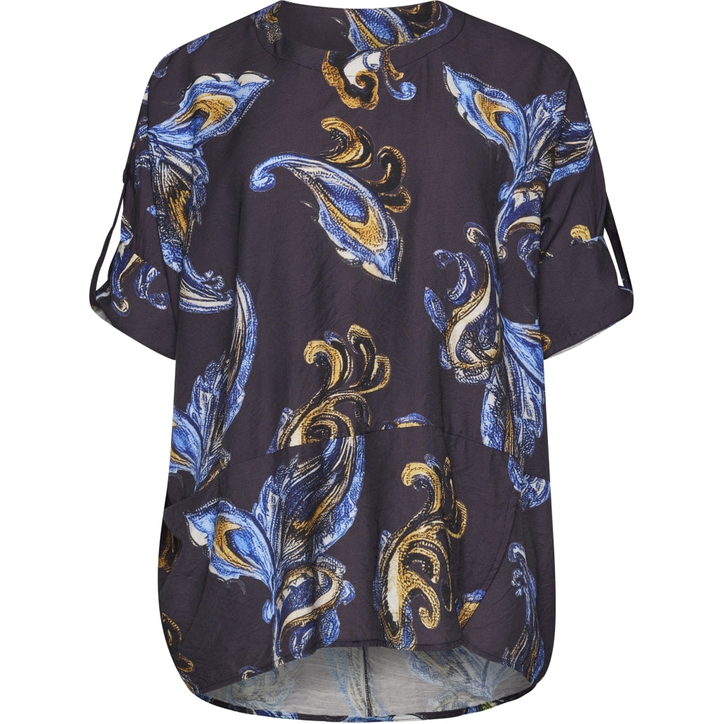 Gozzip Woman GElissa Oversize Blouse Oversize Blouse Blue print