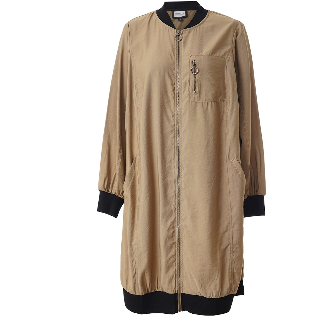 Gozzip Woman GEllinor Cardigan Cardigan Camel