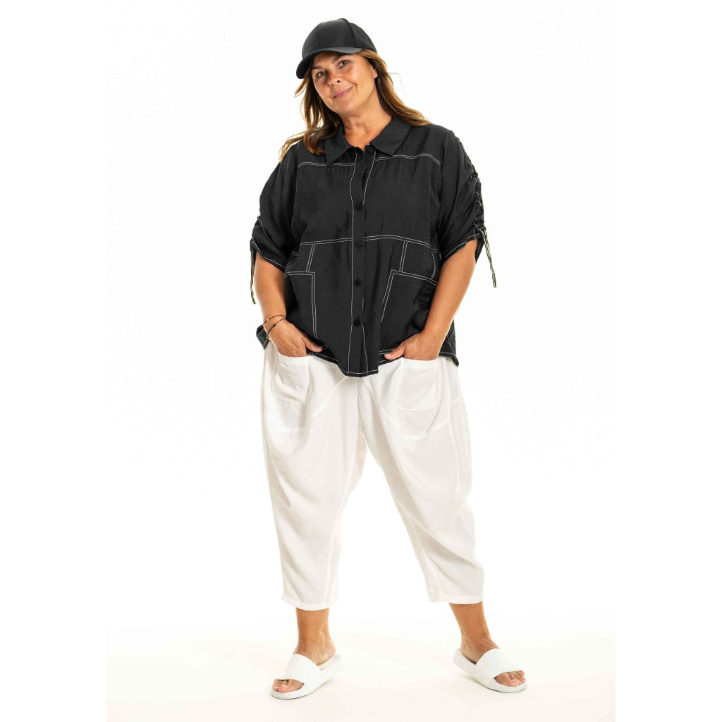 Gozzip Woman GElma Pants Pants White