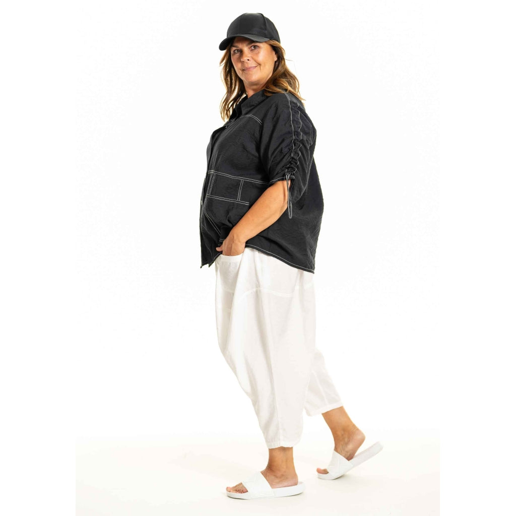 Gozzip Woman GElma Pants Pants White