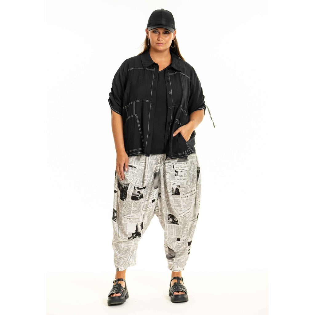 Gozzip Woman GElma Pants Pants Printed