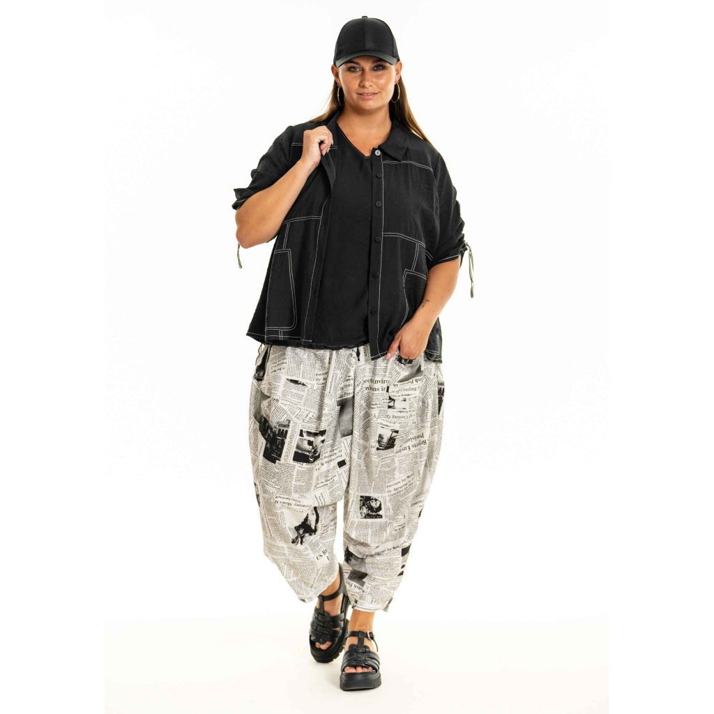 Gozzip Woman GElma Pants Pants Printed