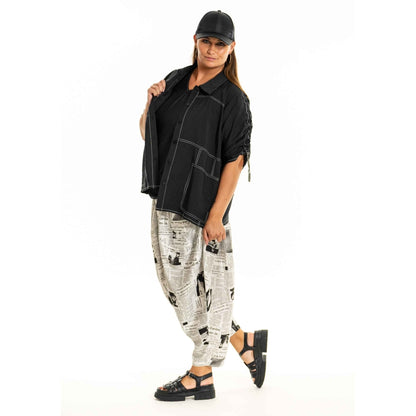 Gozzip Woman GElma Pants Pants Printed