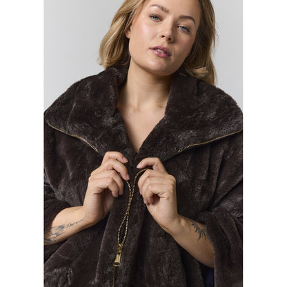 Gozzip Woman GElona Jacket Jacket Brown