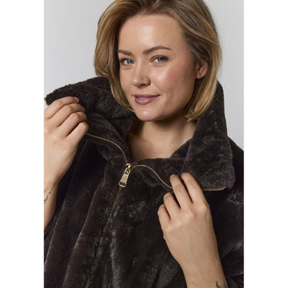 Gozzip Woman GElona Jacket Jacket Brown