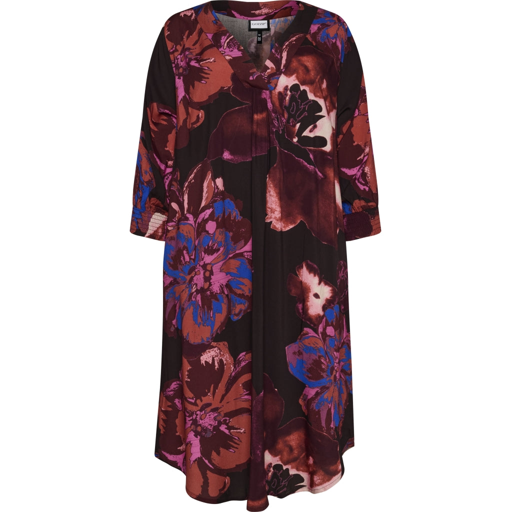 Gozzip Woman GElse Dress Dress Multi color print