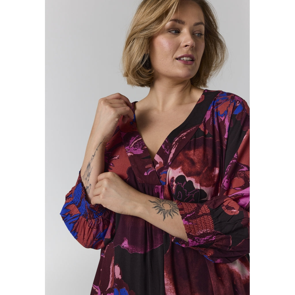 Gozzip Woman GElse Dress Dress Multi color print