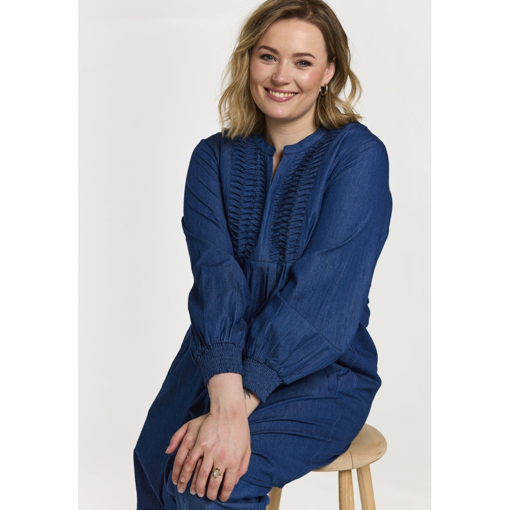 Gozzip Woman GEmilia Denim Tunic Tunic Denim Blue