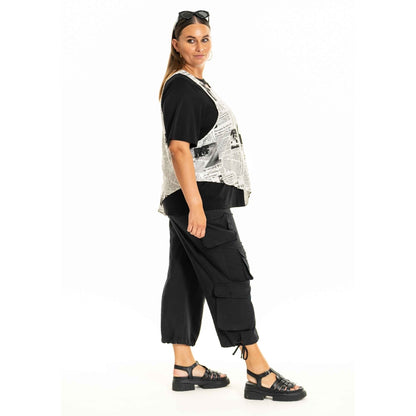 Gozzip Woman GErica Cargo Pants Pants Black