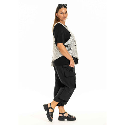 Gozzip Woman GErica Cargo Pants Pants Black