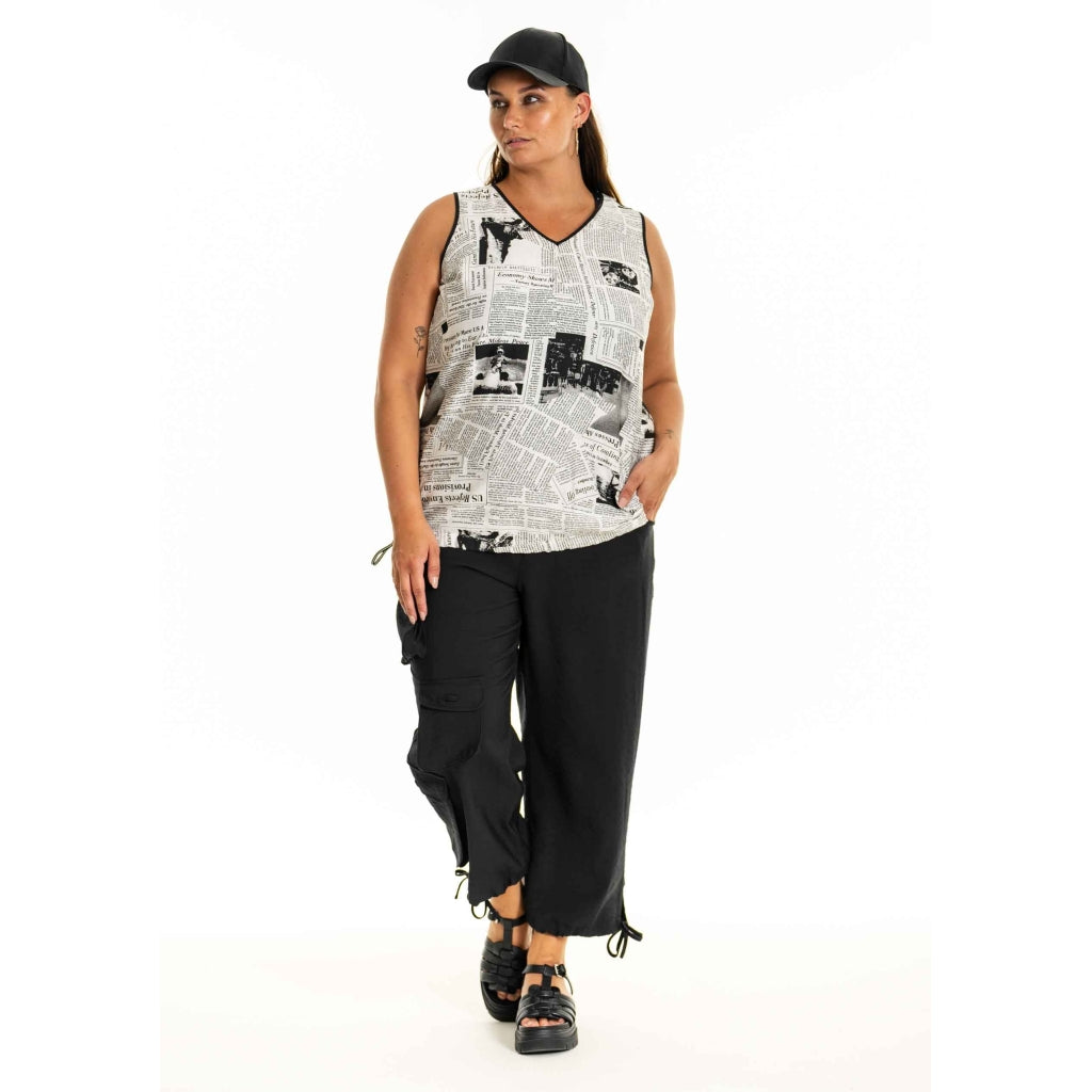 Gozzip Woman GErica Cargo Pants Pants Black