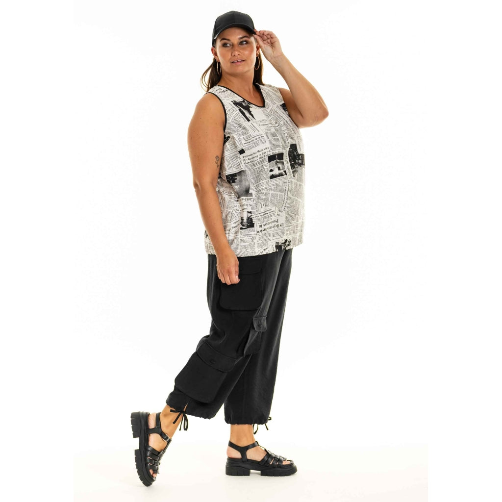 Gozzip Woman GErica Cargo Pants Pants Black