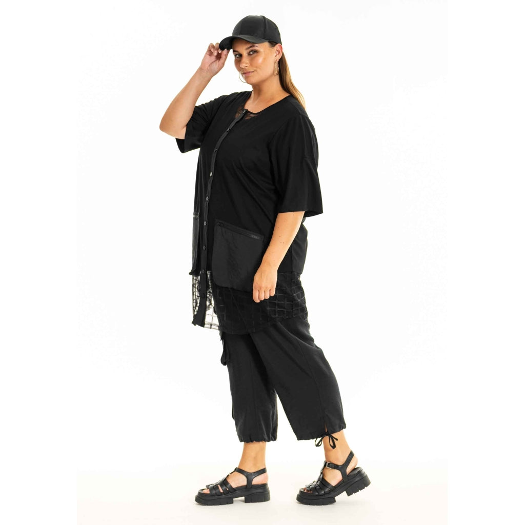 Gozzip Woman GErica Cargo Pants Pants Black