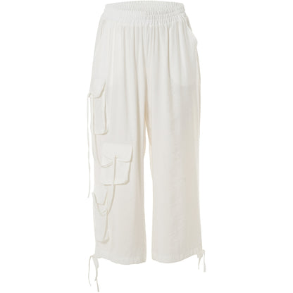 Gozzip Woman GErica Cargo Pants Pants White