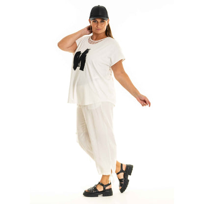 Gozzip Woman GErica Cargo Pants Pants White