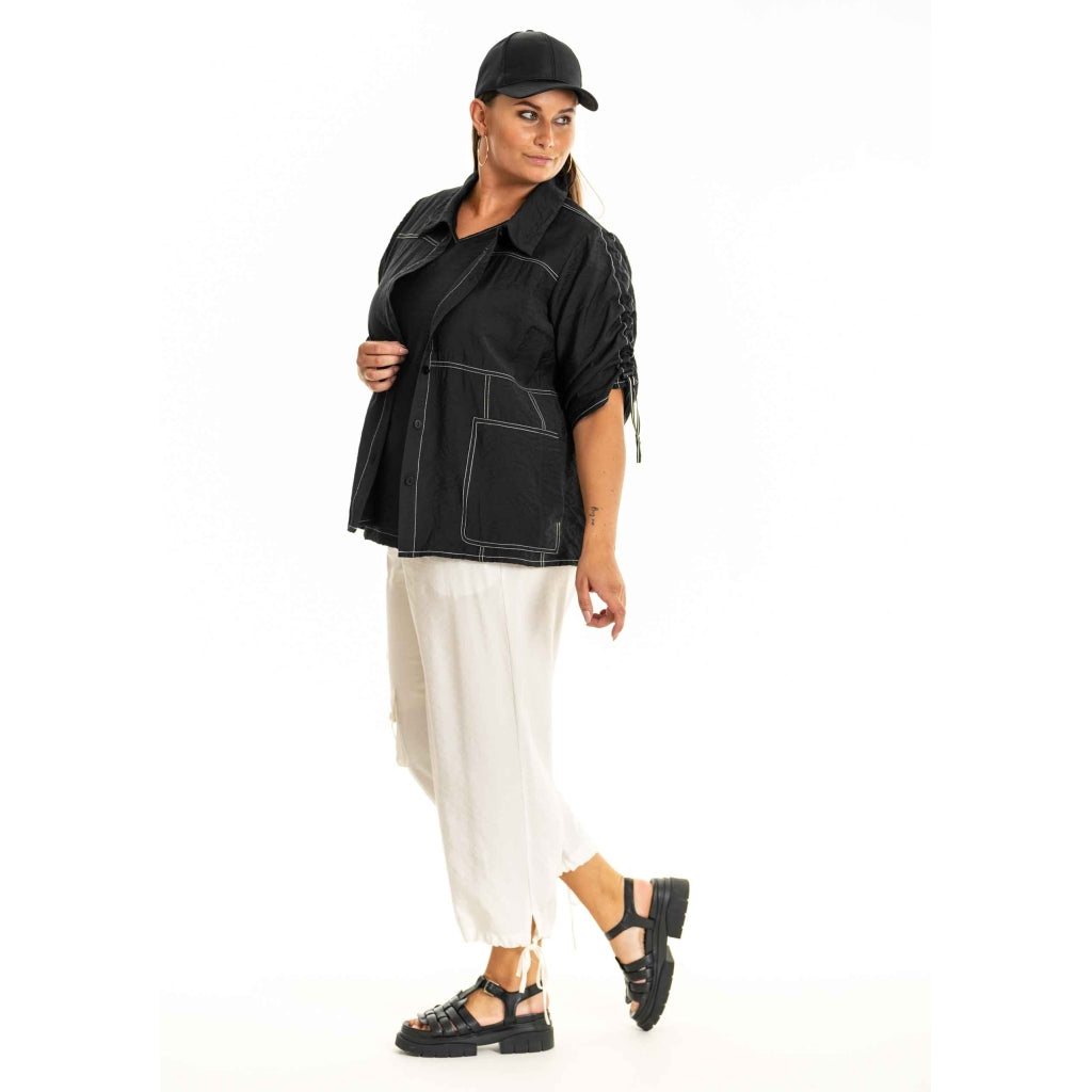 Gozzip Woman GErica Cargo Pants Pants White