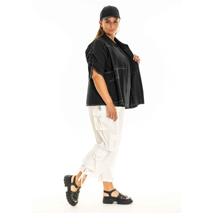 Gozzip Woman GErica Cargo Pants Pants White