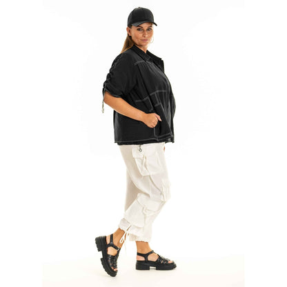 Gozzip Woman GErica Cargo Pants Pants White