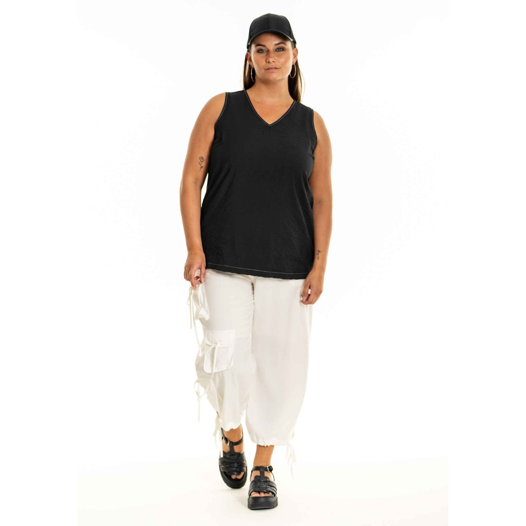 Gozzip Woman GErica Cargo Pants Pants White