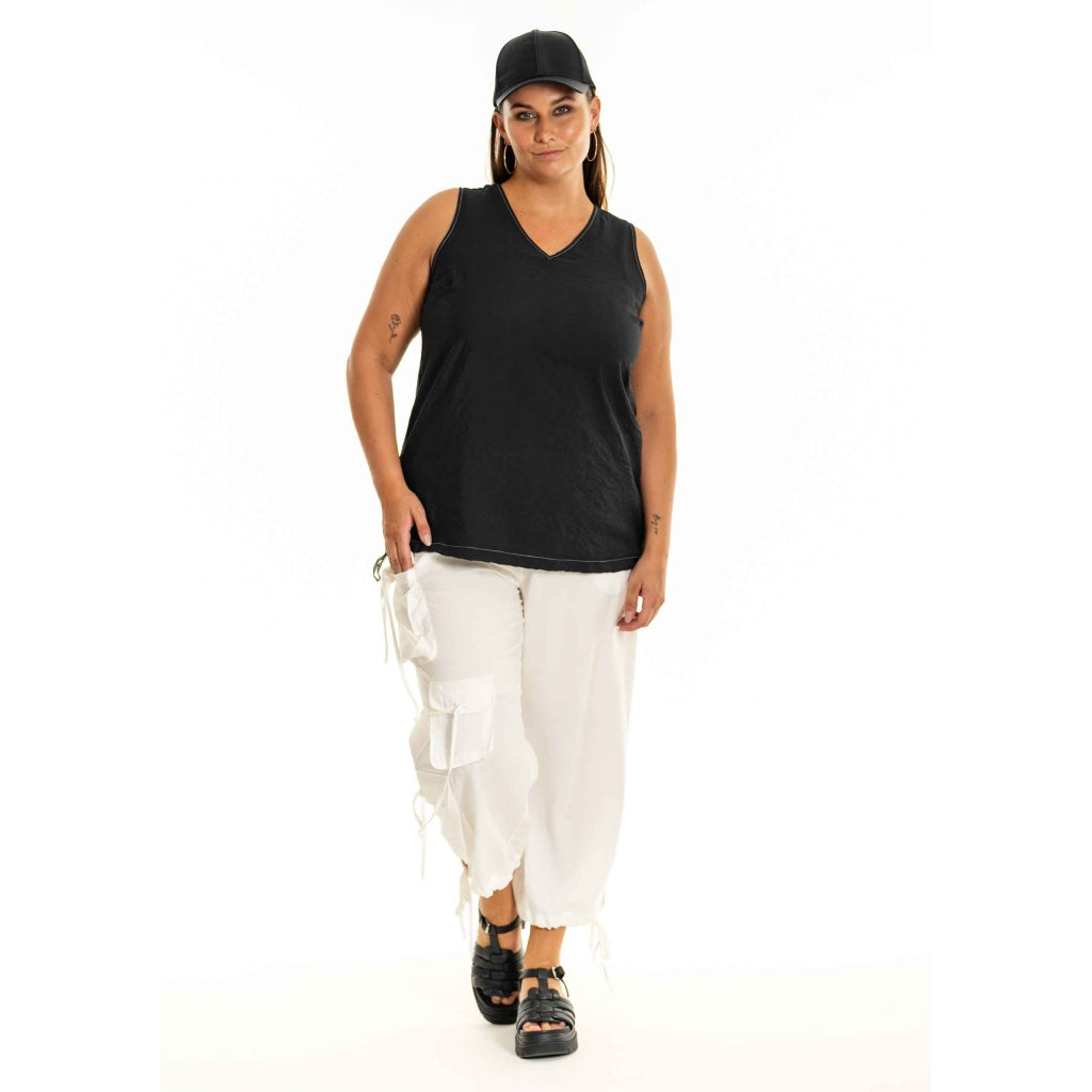 Gozzip Woman GErica Cargo Pants Pants White