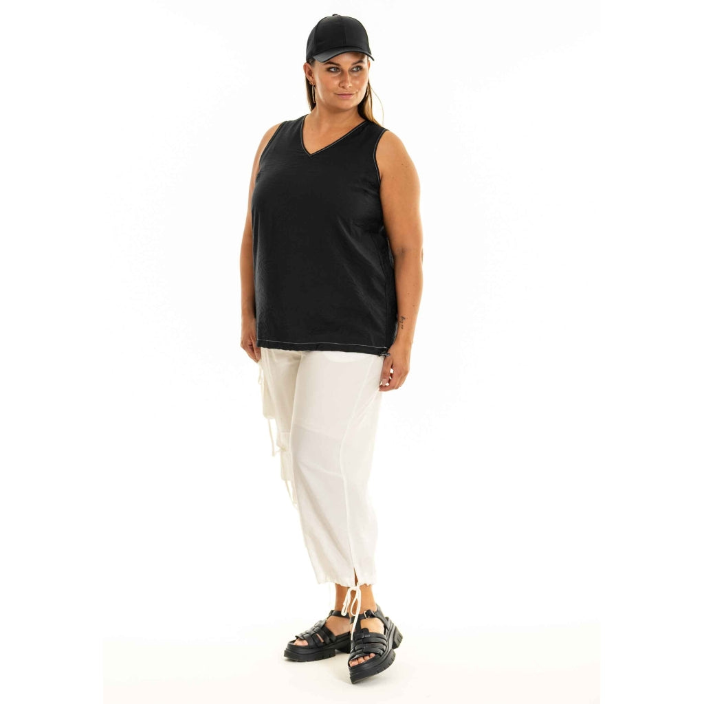 Gozzip Woman GErica Cargo Pants Pants White