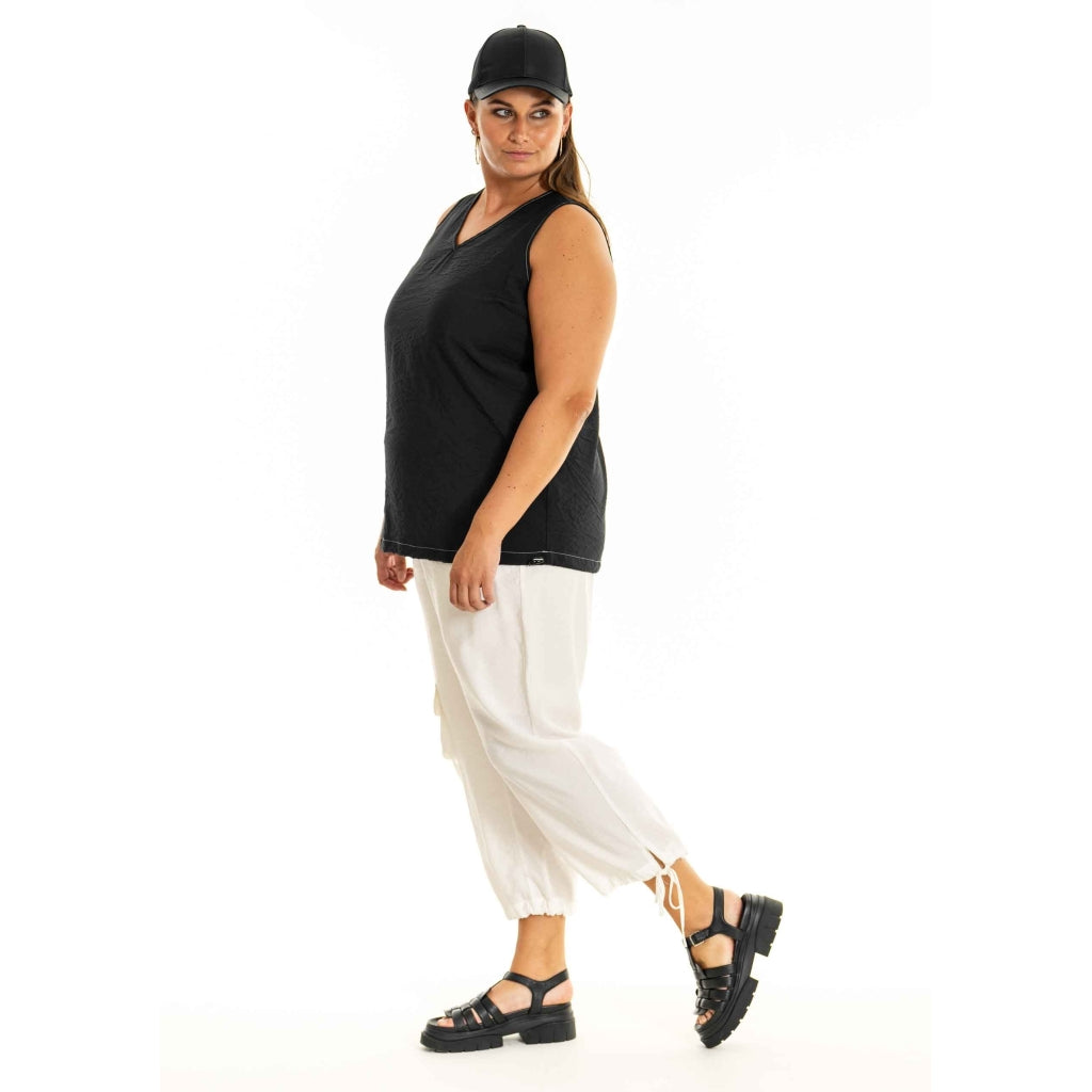 Gozzip Woman GErica Cargo Pants Pants White