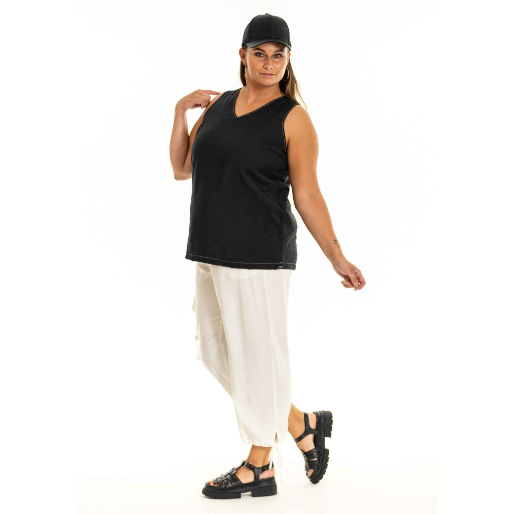 Gozzip Woman GErica Cargo Pants Pants White