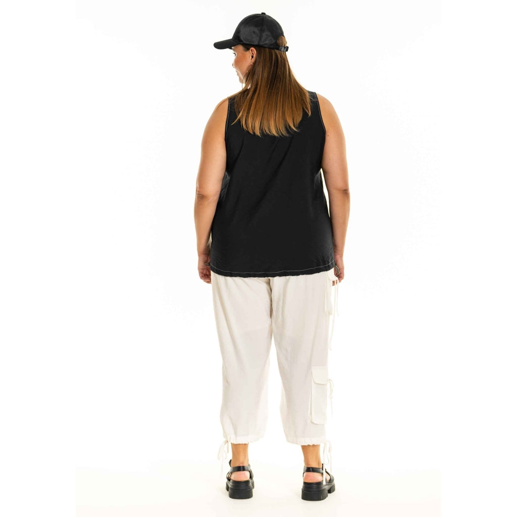 Gozzip Woman GErica Cargo Pants Pants White