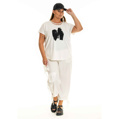 Gozzip Woman GErica Cargo Pants Pants White