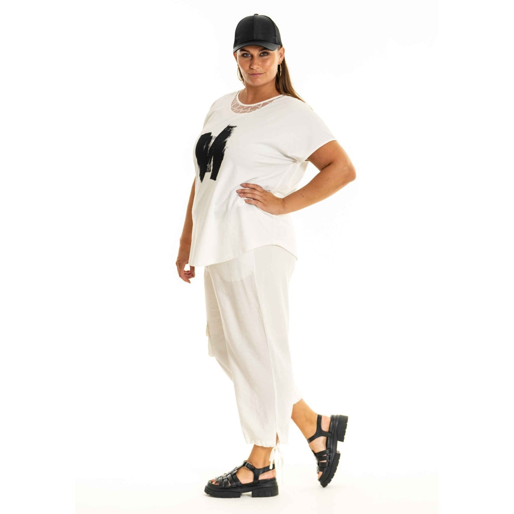 Gozzip Woman GErica Cargo Pants Pants White