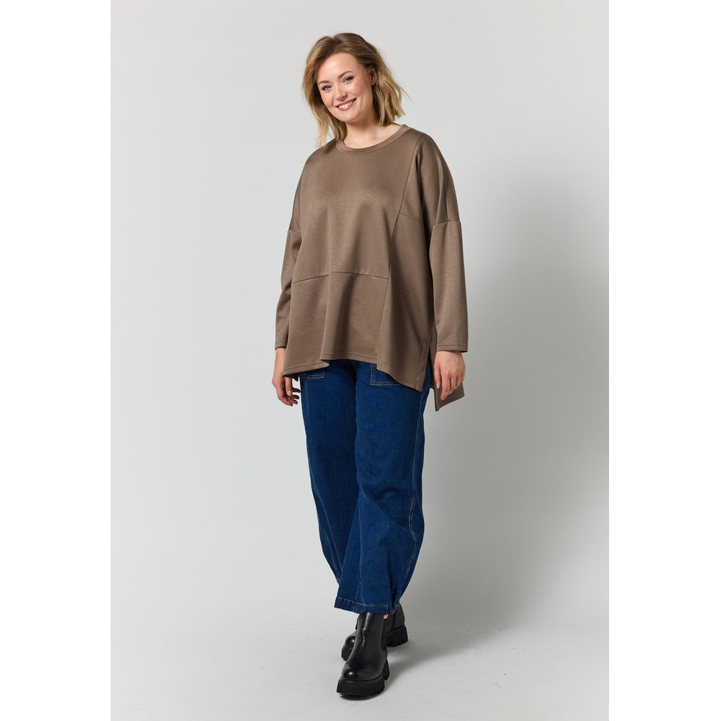 Gozzip Woman GErika Oversize Blouse Oversize Blouse Brown