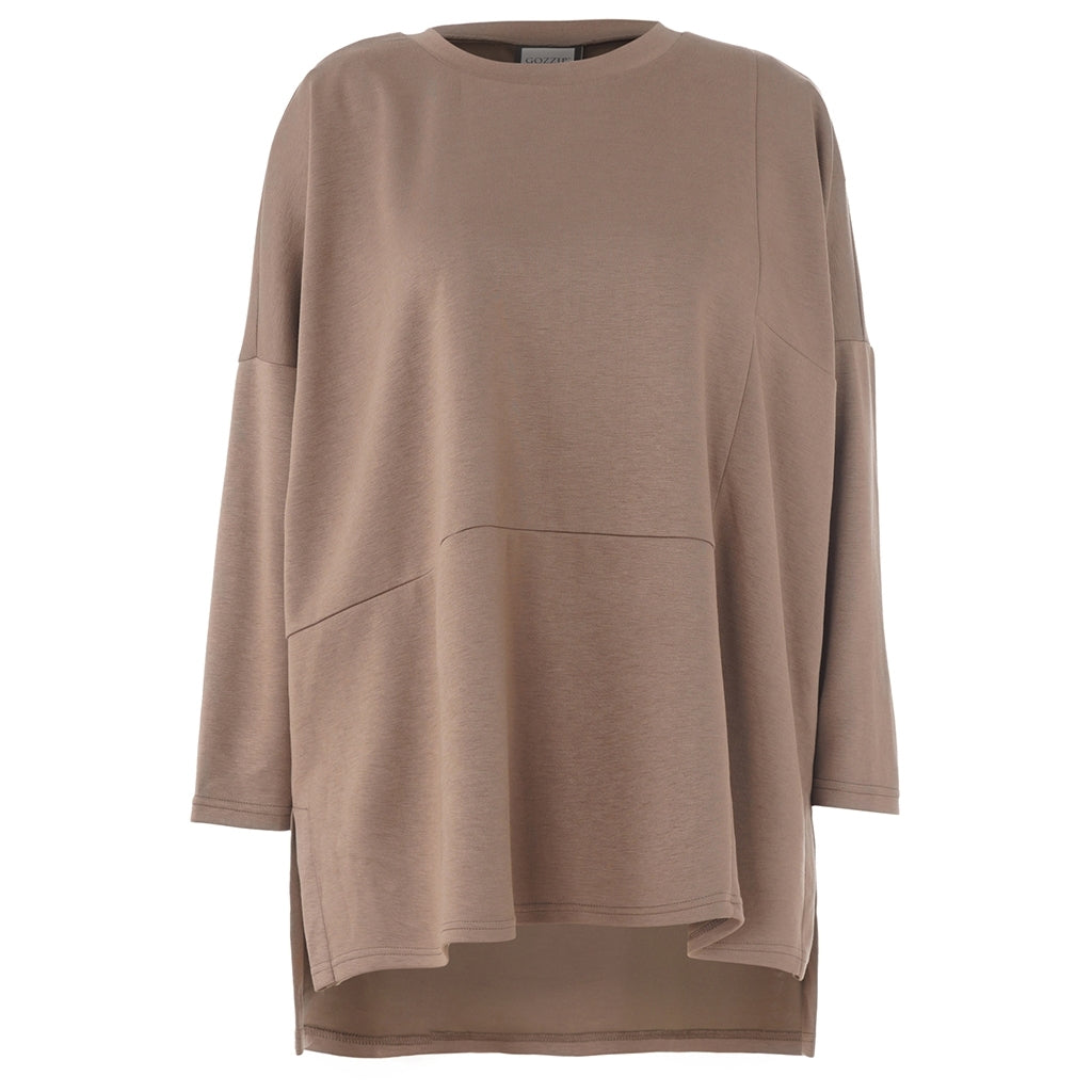 Gozzip Woman GErika Oversize Blouse Oversize Blouse Brown