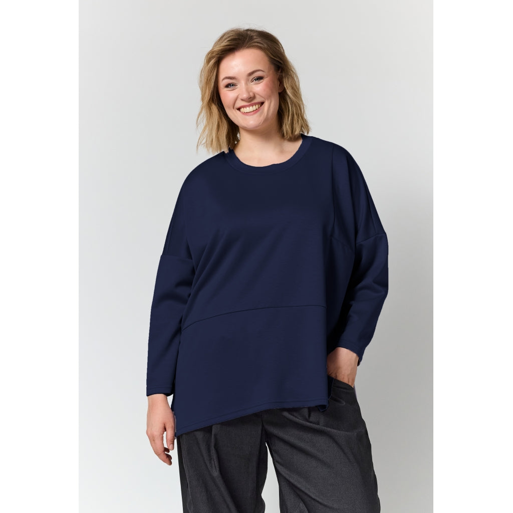 Gozzip Woman GErika Oversize Blouse Oversize Blouse Navy