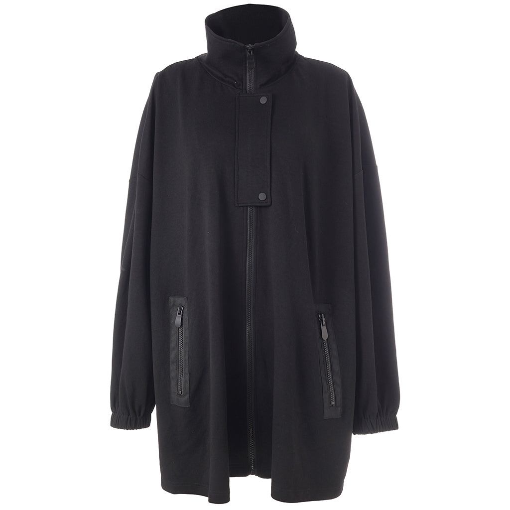 Gozzip Woman GEstrid Cardigan with zipper Cardigan Black