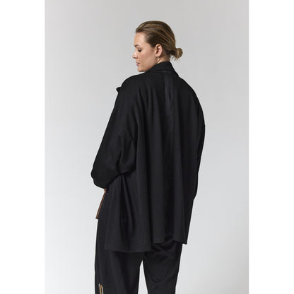 Gozzip Woman GEstrid Cardigan with zipper Cardigan Black